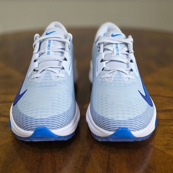 Nike Air Zoom Infinity Tour 2 Golf Shoes Men's 10.5 Grey Royal Blue FD0217-001 - Picture 3 of 16